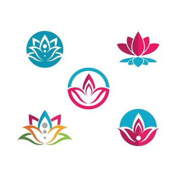 Beauty Vector lotus icon