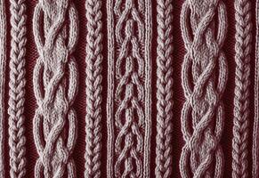 AI generated Knitted sweater texture, background with copy space. AI Generated photo