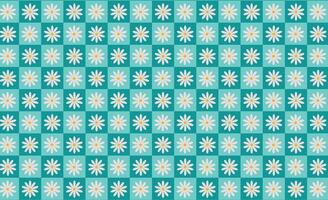 Seamless pattern floral daisies background vector for wallpaper and textile cloth