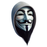 ai généré anonyme masque isolé sur transparent Contexte png