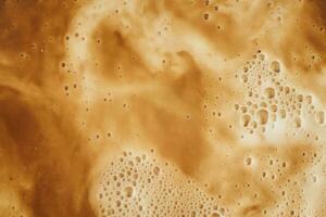 AI generated Coffee foam texture. AI Generated photo