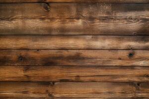 AI generated brown wooden texture background design photo