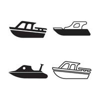 Boat icon design vector