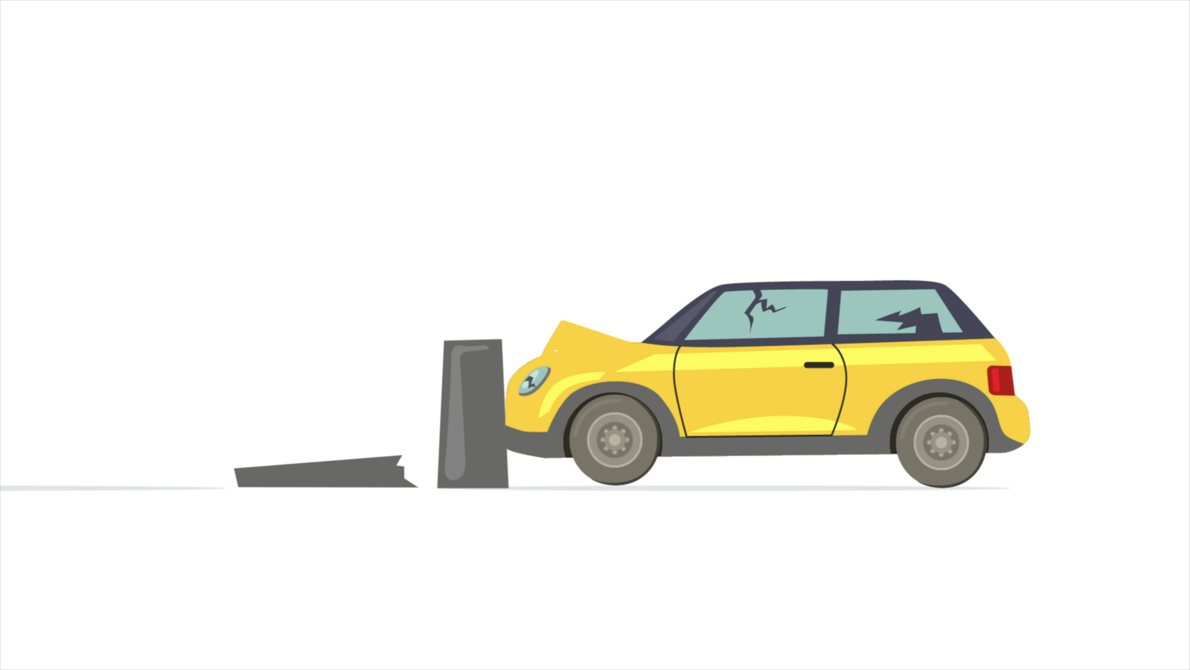 Car Crash Animation Stock Video Footage for Free Download