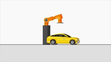 auto Botsing 2d animatie video