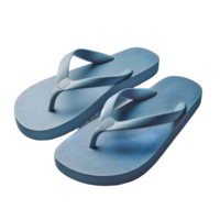 AI generated pair of slippers isolated on transparent background png