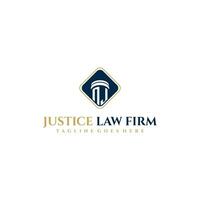 NJ initial monogram for lawfirm logo ideas with creative polygon style design vector