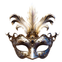 ai gegenereerd carnaval masker geïsoleerd Aan transparant achtergrond png