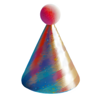 AI generated Party hat isolated on transparent background png