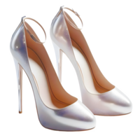 AI generated heel shoes isolated on transparent background png