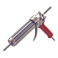 AI generated Caulking gun isolated on transparent background png