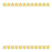 Kwanzaa Frame Element Collection set vector