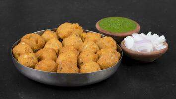 Indian Spicy Street Food Dal Vada photo