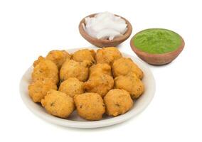 Indian Spicy Street Food Dal Vada photo