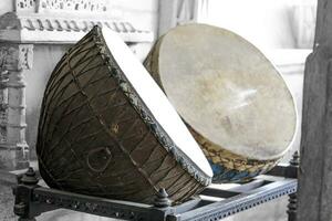 Vintage Musical Instrument Nagada Dhol photo