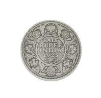 Indian old Coin or Indian Currency on White Background photo