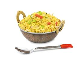 Indian Popular Breakfast Dish Poha photo