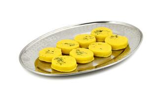 Indian Sweet Food Kesar Peda photo