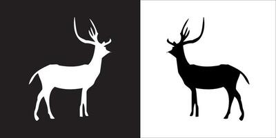 Illustration vector graphics of deer icon