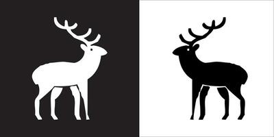 Illustration vector graphics of deer icon