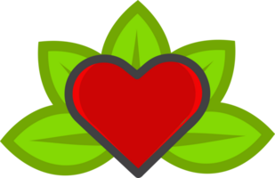red heart love icon png