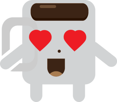 desenho fofo de xícara de café png