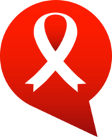 rosso AIDS nastro icona png
