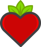 vermelho coração amor ícone png