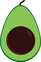 ícone de abacate verde png
