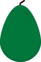 icono de aguacate verde png