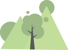 icône d'arbre vert png