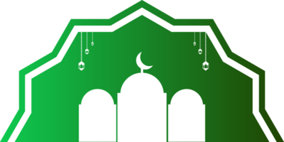 vert islamique décoration png