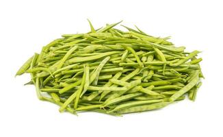 Guar or Cluster Bean on White Background photo