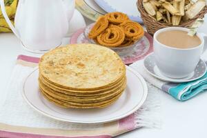 Indian Khakhra is a Traditional Gujarati Snack photo