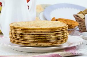 indio Khakhra es un tradicional gujarati bocadillo foto