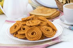 Indian Traditional Gujarati Snack Chakli photo