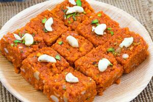 Indian Sweet Food Akhrot Halwa photo