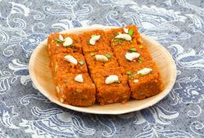 Indian Sweet Food Akhrot Halwa photo