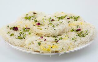 Indian Traditional Sweet Food Desi Ghee Ki Pheni photo