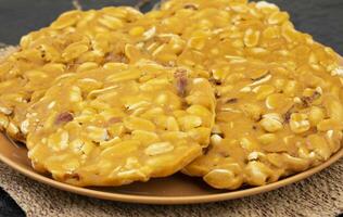 Indian Traditional Popular Sweet Food Chikki photo