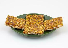 Indian Traditional Popular Sweet Food Chikki photo