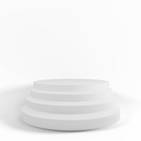 moderno grigio colore minimalista podio In piedi Prodotto Schermo per modello spazio per Prodotto cosmetici con ombre su trasparente png sfondo. realistico 3d rendere