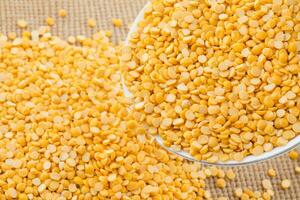 Split Chickpea Also Know as Yellow Split Peas photo