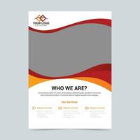 Corporate business flyer templates design vector