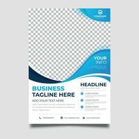 Corporate business flyer templates design vector