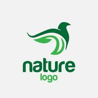 diseño de logotipo de naturaleza vector