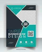 Simple Flyer Design vector