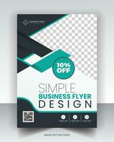 Simple Flyer Design vector