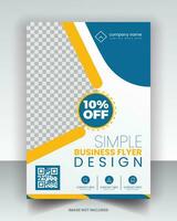 Simple Flyer Design vector