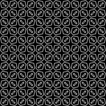 Black and white seamless abstract pattern. Background and backdrop. Grayscale ornamental design. vector